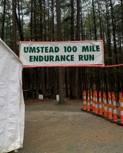 Umstead Start and Finish Line