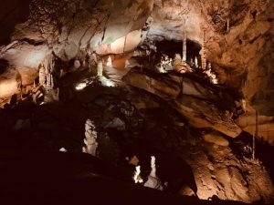 The giant room in the Tuckaleechee Caverns. Large enough to fit the Statue of Liberty.